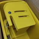 Mop Bucket with Wringer, 22 Qt (5.5 Gallon), Floor Cleaning, Handle, Wheels, 16.5" L x 10.6" W x 26.4" H, Yellow,Plus One Cotton Mop