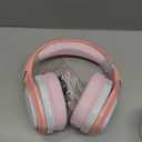 Ozeino 2.4GHz Gaming Headset Wireless with Flip Mic for Ps5, Ps4, PC, Gaming Headphones with RGB Light, 40Hr Battery Bluetooth Headset for Laptop, Mobile, Mac