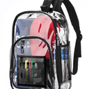 Clear Backpack Stadium Events 17x13x Transparent Backpacks Plastic See Through Bag for Work Festival Security Travel