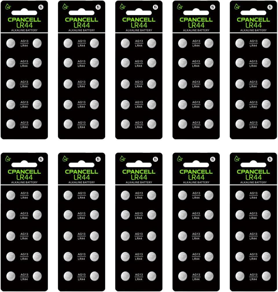 (100 Pack) LR44 AG13 303 357 A76 L1154F Batteries High Capacity 1.5V Button Coin Cell Battery