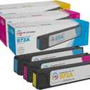 LD Products Compatible HP 972A Ink Cartridges Replacements for HP PageWide Pro MFP 477dw 577dw 452dn 552dw 577z 477dn 477dw 452dw (CMY 3-Set, SY)