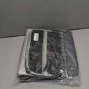 Ndsox Zipper Binder 3 Ring with Handle, 2 Inch O-Ring Document Organizer Middle School Binder with Zipper for Students, 5-Tab Expanding File Folder & 2 Mesh Pouches, DIY Clear Front Pocket, Black