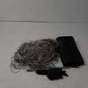 Wizard Costumes with Warlock Cloak Wig Beard Gloves Wand Halloween Magician Sorcerer Cosplay Outfit Party Props Black (Medium)