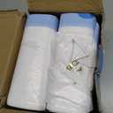 150 Count 8 Gallon Trash Bags Drawstring - 1.2 Mil Heavy Duty Medium Garbage Bags Unscented, 30 Liter Thick Plastic Trash Can Liners for Home Kitchen Bathroom