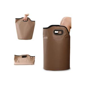 Collapsible Foot Bath Basin with Drainage Hole, Portable Foot Soak Tub with Handles, Travel & Camping Foot Spa Water Bucket