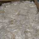 64 Pcs Wedding Pearl Bow Chair Decor Satin Ribbon Bows with Pearl Beaded String Garland Aisle Chair Sashes Decorations for Ceremony Coquette Party Banquet Decor (Ivory)