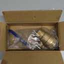 Sphagaceae 1 inch ball valve NPT Female Threaded Brass Ball Valve, US Standard 1 Brass Body Ball Valve, 600 WOG Full Port Ball Valves Heavy-Duty water shut off valve- 1 inch