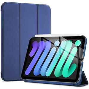 ProCase Smart Case for iPad mini 7 A17 Pro 2024/iPad Mini 6 2021 8.3 Inch iPad mini 7th/6th Gen Case, Hard Back Cover for iPad mini 8.3" 7th Gen A2995/A2996/A2993/6th Gen A2567 A2568 A2569 -Navy