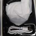 Automatic Electric Nail Clipper with LED Light & 2 Speeds with Nail Scraps Storage, USB Rechargeable Safety Fingernail Trimmer for Baby, Children, Kids, Adult, Seniors and Caregivers, White