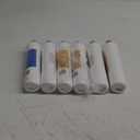 Watts Premier Annual RO Pure 6-Pack Filtration Kit for Zero/Pure Plus Reverse Osmosis System, Push Button Water Filter Replacement, 2 Sediment Filters, 2 Carbon Pre-Filters, 1 Post-Filter, Membrane