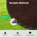 VIVOSUN Landscape Edging Kit 33ft Long 2in High, No-Dig Plastic Garden Border Edging with 30 Anchoring Spikes & Scissors, Black