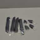 Dreamseek Door Handle Cover for 10th Gen Honda Civic 2016 2017 2018 2019 2020 2021 Sedan Hatchback Exterior Chrome Molding Trim Carbon Fiber Style (w/o Smart Keyhole)