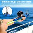 Fishing Catapult Rod - Slingshot Fishing Reel & Colitt Fishing PoleLong-Distance Catapult Casting for Saltwater & Fly FishingIdeal Fishing Gifts for Men, Saltwater Fishing Gear
