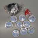 9 Pack Build a Snowman Kit Snowman Crafts for Kids,Modeling Clay Snowman DIY Kit, Christmas Stocking Stuffers for Kids,Christmas Crafts Xmas Gift