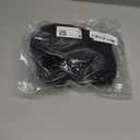 AQOKKA Knit Winter Headbands for Women Fuzzy Wool Fleece Lined Ear Warmers Elastic Turban Crocheted Head Wrap Winter Accessories for Women Cold Weather (2 Pcs Knitted Cross: Black, Dark Gray)