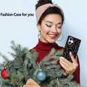 Fiyart Designed for iPhone 16 Case Cute Cheetah Print Design Compatible with MagSafe Wireless Charging,Magnetic Leopard Phone Cover for Women Girls 6.1"-Black