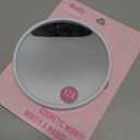 10X Magnifying Mirror with 3 Suction Cups - 6'' Stick on Makeup Magnification 10X Travel Magnified Mirror Portable Handheld Magnification and Tweezers Set for Travel, Makeup, Bathroom
