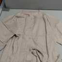 Cicy Bell Short Sleeve Cardigan Khaki Colored, Size Large