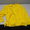 Womens Tops Dressy Casual Sheer Long Sleeve V Neck Shirts Loose Flowy Chiffon Business Work Blouses Size XXL