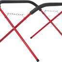 Portable Workbench Folding Work Stand, 2Pack 1,000 Pound Capacity Foldable Work Table, Heavy-Duty Bumper Stand for Garage and Shop in Red