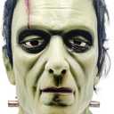 EraSpooky Horror Frankenstein Monster Mask with Hair Halloween Cosplay Prop