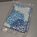 Blue Floral Dish Drying Mat for Kitchen Counter Microfiber Absorbent Dish Kitchen Drying Mat Draining Reusable Washable for Dishes/Utensils/Counterto