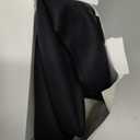 Ouzorp Car Steering Wheel Cover, Microfiber Leather Steering Wheel Covers with Anti-Slip Lining, Universal 14.5-15 inchs Black