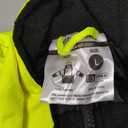 sesafety Reflective Jacket for Men, High Visibility Jackets, Safety Jackets for Men, Hi Vis Construction Bomber Jackets Waterproof with Pockets and Zipper, Black Bottom, Class 3 L
