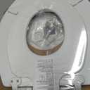 Mayfair NextStep2 Toilet Seat with Built-In Potty Training Seat, Slow-Close, Removable that will Never Loosen, Round, White