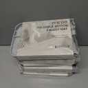 5 x 18 inch Silicone Faucet Mat for Kitchen Sink - 6 Slope & Fasten Button Design, Quick-Dry Splash Guard Water Catcher Behind Faucet, RV/Bathroom Safe (Gray) (17.7" x 5.5")