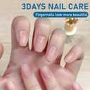 3 Days Nail Care Polish, Keratin Amino Acid Nail Oil, Moisturizing Clear Nail Care Gloss, Quick Dry Nail Conditioner for Weak Dry Nails, Natural Look Nail Care Solution, 16ML, Easy to Use