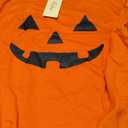 Halloween Women's Criss Cross VNeck Jack o Lantern Witch Costume Short Sleeve Pumpkin Shirts SOBP, XXL