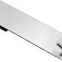 LQ Industrial 180x50mm Silver Stainless Steel Hook for Door Back Cabinet Door Hook Shower Door Hook Towel Hook Suitable for Frameless Shower Glass