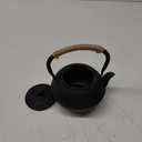 Big Cast Iron Teapot, Japanese Tetsubin Tea Kettle for Stovetop Safe, Cast Iron Teapot with Tea Strainer for Loose Tea and a Fully Enameled Interior (1500ml/50.7oz)