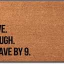 Live Laugh Leave by 9 pm Inside Front Door Mat for Front Door Inside, Outdoor Door Mats for Home Entrance Rugs Indoor Floor Mats for Entryway 30"X18"