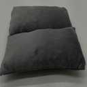 2 Pack Small Pillow, Memory Foam Mini Pillow 11 X 7 Inches for Travel, Sleeping, Nap and Neck, Knee, Lumbar Support, Tiny Cushion for Pet, Dogs (Grey)