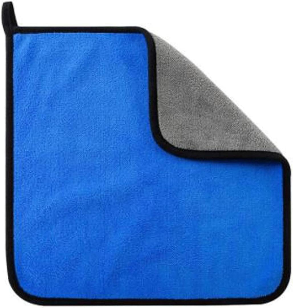 Bath Washcloths Laundry Towels Detail Supplies Interior Products Clothes Cleaning Care Kits for Microfiber Accessories Cloth Drying(Blue)
