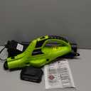 Mueller UltraStorm Leaf Blower Cordless Electric, with 2 Batteries and Charger, 140 MPH 20 V Powerful Motor, 2 Speed Levels, 1hr Charge, Lightweight, Blowers for Lawn Care, Blower for Snow (Green)