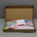 K1tpde 21PCS Easter Golf Cart Decoration Kit - Large Pink Plush Ears with Nose, White Rabbit Foil Balloon, Colorful Garland, Bunny Egg Banner, Flower Felt Sticker for Easter Car Holiday Parade Decor