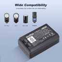 GODOX V1Pro & V100 Original Battery – VB30 7.2V/2980mAh/21.45Wh Li-ion Batterypack, Simultaneously Charge and Power for V1, V1PRO, V100, AD100PRO, V860III, V850Ⅲ, MF-R76 Flash (Replaces VB26A VB26B)