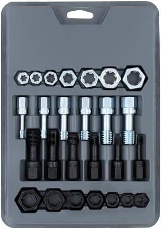 Lang Tools 2581 26-Piece Thread Restorer Tap and Die Set, black