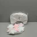 Perfectto Design Kids Moon Decorative Pillow, Stars Garland for Girls Toddler Room - Fluffy Moon, Stars Wall Decor, Soft Cute Throw Pillow for Bed, Bedroom Boho Teepee Ornament Decoration