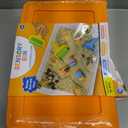 Creativity for Kids Sensory Bin: Construction Zone Playset - Preschool Learning Activities, Excavator Toys for Boys Ages 3-5+, Outdoor Toys and Gifts for Kids