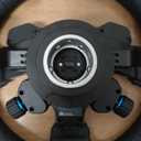 Logitech G RS50 System, 3-Piece Sim Racing Steering Wheel Setup - RS50 Wheel base with 8 Nm Direct Drive, RS Wheel Hub with 13 Buttons and RS Round Wheel 11inch - For PS5/PS4/PC