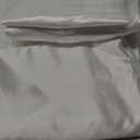 Satin Sheets Full Size - 4 Pieces Luxury Silky Soft Bed Sheets, Wrinkle-Free White Satin Silk Sheet Set with 1 Deep Pocket Fitted Sheet, 1 Flat Sheet, 2 Pillow Cases