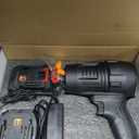 Saker Cordless Leaf Blower Portable Dust Cleaner Handheld Lightweight Blowers 180000 RPM with Adjustable Speed for Patio Cleaning, Drying, Camping Gifts 2 Batteries BF170 Black