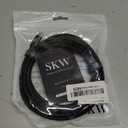 SKW USB C to USB C 3.1 Cable, High Speed Type C 10Gbps 4K Video Data Transfer 60W(5A) Charger Cable with E-Marker 9.8ft / 3M