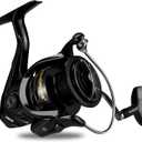 Fishing Reels Spinning Reel Left/Right Interchangeable Aluminium Handle, 7.5 oz Ultralight Spinning Reels, 5.5:1 Gear Ratio Deep/Shallow Aluminum Spool for Freshwater and Saltwater
