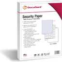 DocuGard Advanced Blue Multi-Purpose Security Paper - Fraud Prevention - 7 Security Features - Laser & Inkjet Printer Compatible - 8.5" x 11 - 24 lb - 500 Sheets (04546)