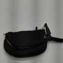 Spacious Nylon Crossbody Bag Bum Bag Handbags Wallets Purses Trendy Shoulder Bag for Women, Black 